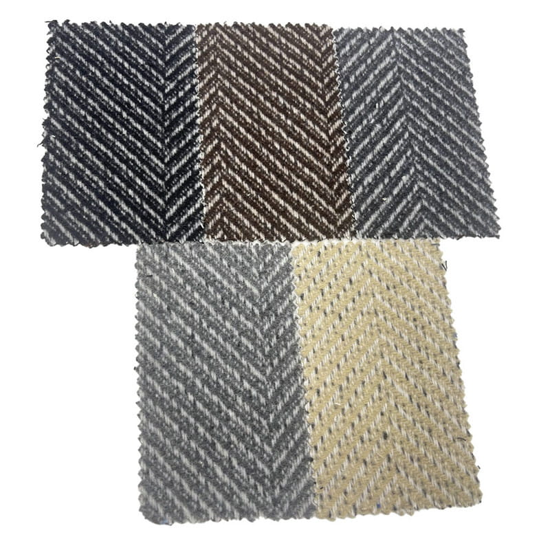 30 Kain Wol Herringbone Jacquard Tenun Tweed Untuk Jok Mobil 4134